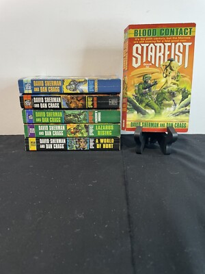 Lot 6 StarFist Books David Sherman Dan Cragg Sci Fi PB  Del Rey 4-7, 9-10