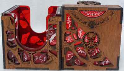 MTG Commander Deck Box RED BALDUR'S GATE mind flayer standard Magic Gathering | eBay MTG Commander Deck Box RED BALDUR'S GATE mind flayer standard Magic Gathering | eBay