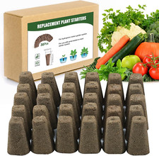 30 PCS Grow Sponges, Seed Starter Pods Replacement Root Growth Sponges, Seed Pod 0.55 per gallon