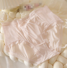 Women Soft High Waist Elasticity Briefs Panties No Trace Underpants 90-260Lbs