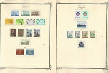 Iceland Stamp Collection On 20 Scott Specialty Pages 1962-1982 Jfz