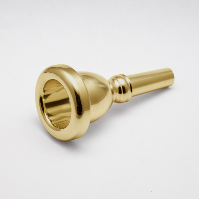 Genuine Bach 24K Gold Tuba/Sousaphone Mouthpiece, 24AW NEW! Ships