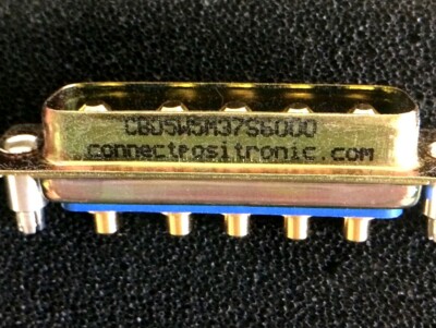 CBD5W5M37S6000 POSITRONIC Connector Combo-D 5W5 Male PCB MT Tin PLD 2 PIECES