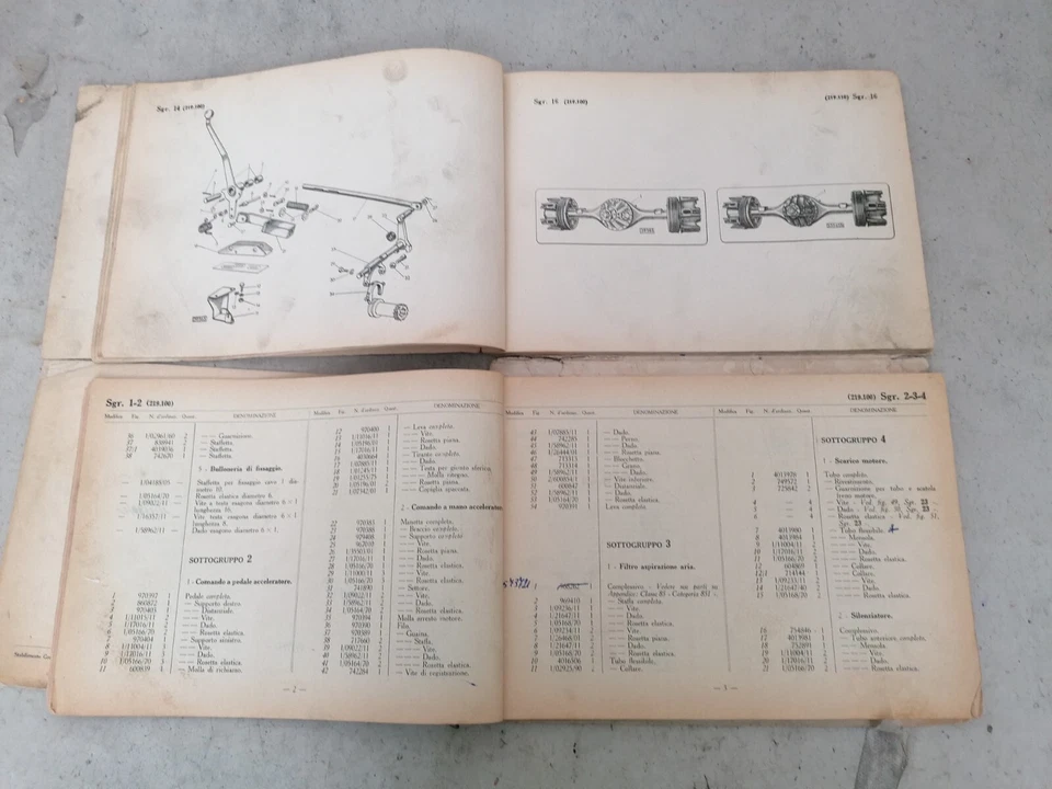 manuale libro libretto catalogo parti di ricambio fiat iveco om 642 n6r n6 book - Immagine 4 di 4