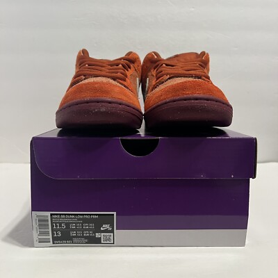 Size 11.5 - Nike Dunk SB Low Mystic Red for sale online | eBay