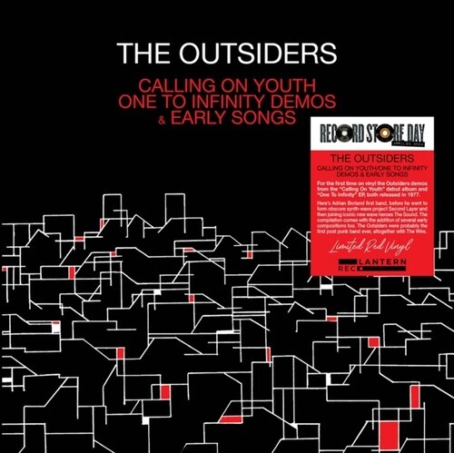 The Outsiders - Limited Red Vinyl with Youth Demos & Early Tracks