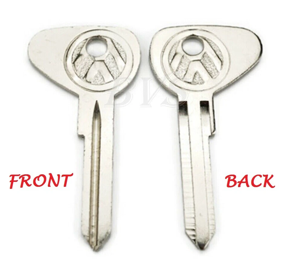 2x VW BLANK KEYS For VOLKSWAGEN BEETLE & KARMANN GHIA 1966 -1970 VINTAGE - Image 3 of 3