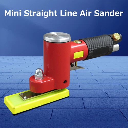 Straight Line Air Sander with 2 Sanding Pads Random Orbital Pneumatic N0Q9 New - Picture 11 of 16