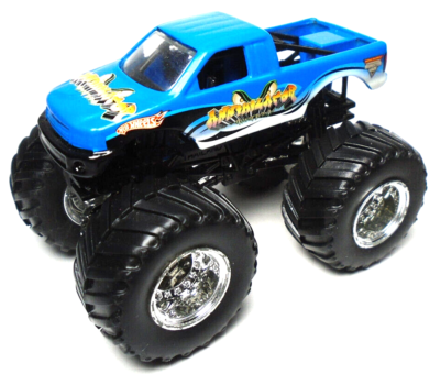 HOT WHEELS MONSTER JAM ANNIHILATOR BLUE 1:64 DIECAST 3 1/2