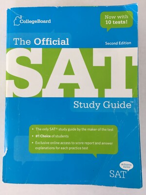 The Official SAT Study Guide Second Edition (2009) | eBay