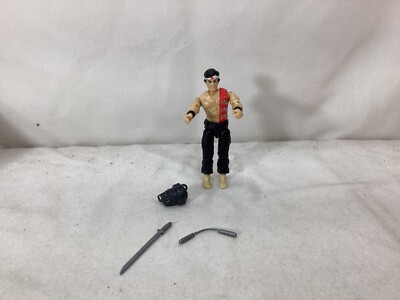 1985 Hasbro GI Joe ARAH Quick Kick Figure Cardback Complete Peach