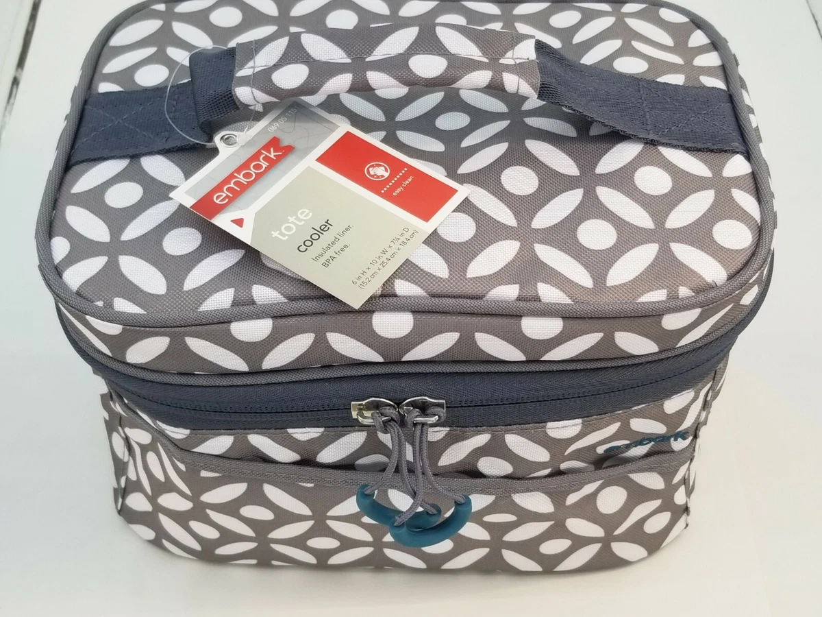 Embark Personal Lunch Bag GRAY Geo Print | eBay