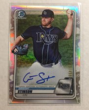 2020 Bowman Chrome Graeme Stinson #CPA-GST Auto 375/499