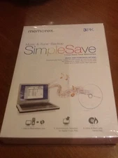 3pk Memorex Simple Save Music & iTunes Backup Discs DVD