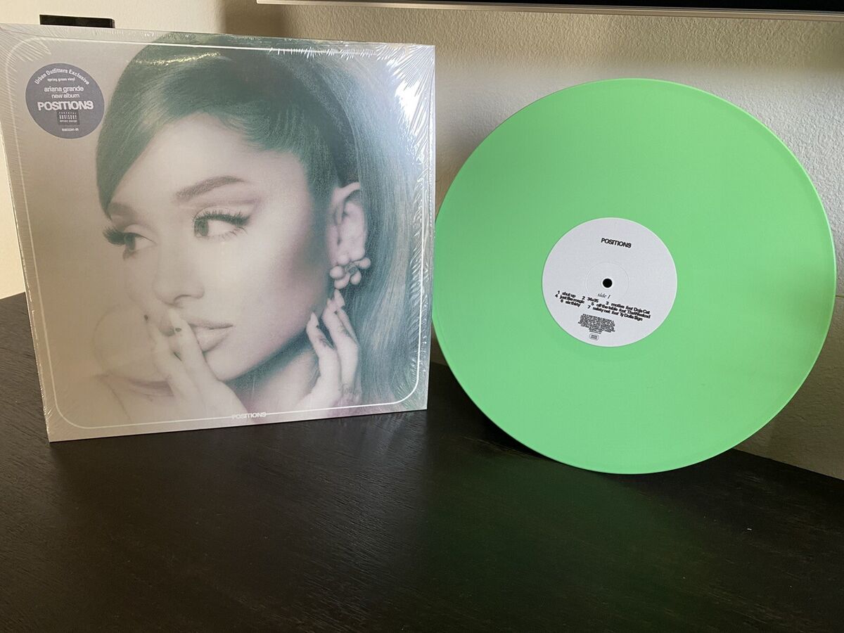 Ariana Grande Positions Coke Bottle Clear Vinyl LP Record (set Of 3)  602435450902