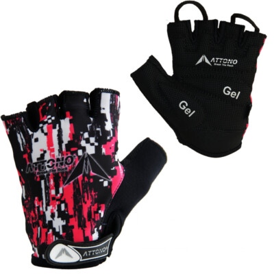 Damen Gel Fahrradhandschuhe Fahrrad Bike Rad Handschuhe Attono