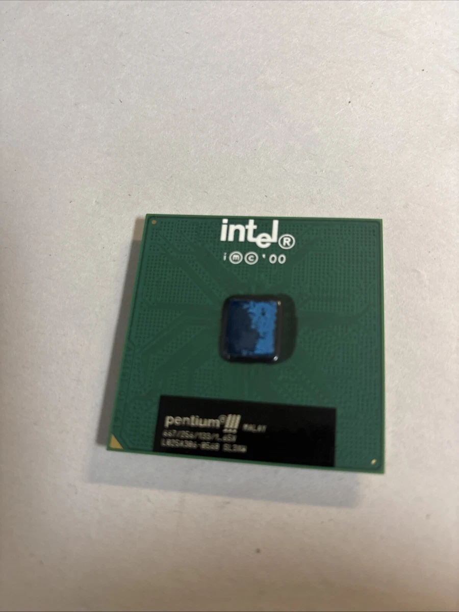 Intel Pentium III Computer Processors 667 MHz Bus Speed for sale
