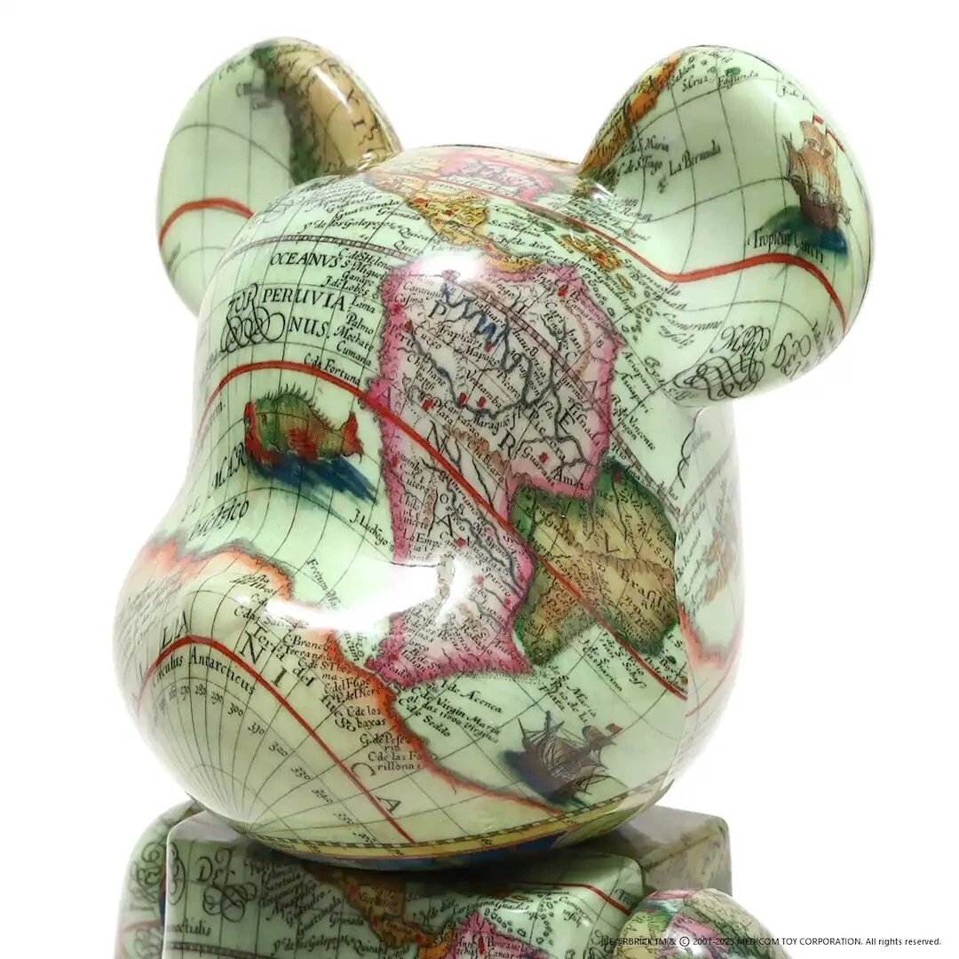 BE@RBRICK atmos AGED MAP