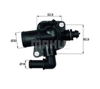 Mahle Original Thermostat, Coolant Ti 150 88