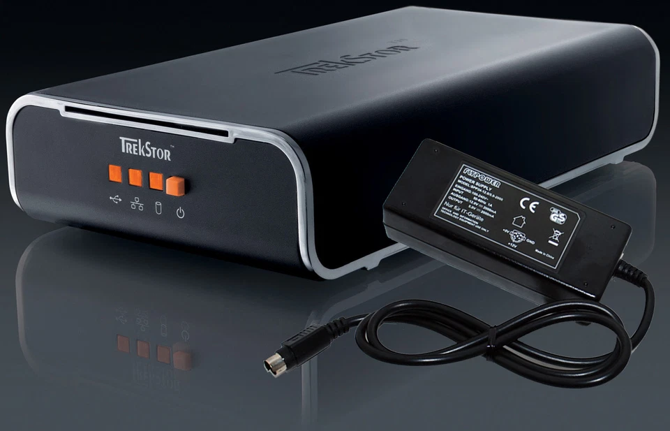 Trekstor Maxi Z.ul 3.5 Hard Drive Enclosure with Power Supply Flypower SPP34