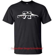 1971 CHEVELLE SS T-Shirt Muscle Car Silhouette 71 350 396 402 LS5 LS6 454