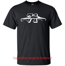 1971 CHEVELLE SS T-Shirt Muscle Car Silhouette 71 350 396 402 LS5 LS6 454