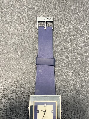 Ecclissi Sterling Case Mother Of Pearl Center Leather Band New Battery ECCLISSI Sterling Mother of Pearl Face Oval Case Liquid  main image 4
