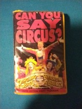 Can You Say Circus? Ringling Bros Barnum & Bailey VHS VCR Video Tape Rare