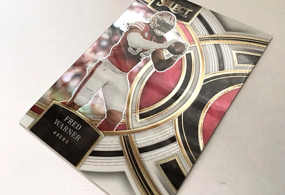 🔥2023 Panini Select Premier Level Fred Warner White Prizm /35 *READ*🔥 - Image 2 of 4