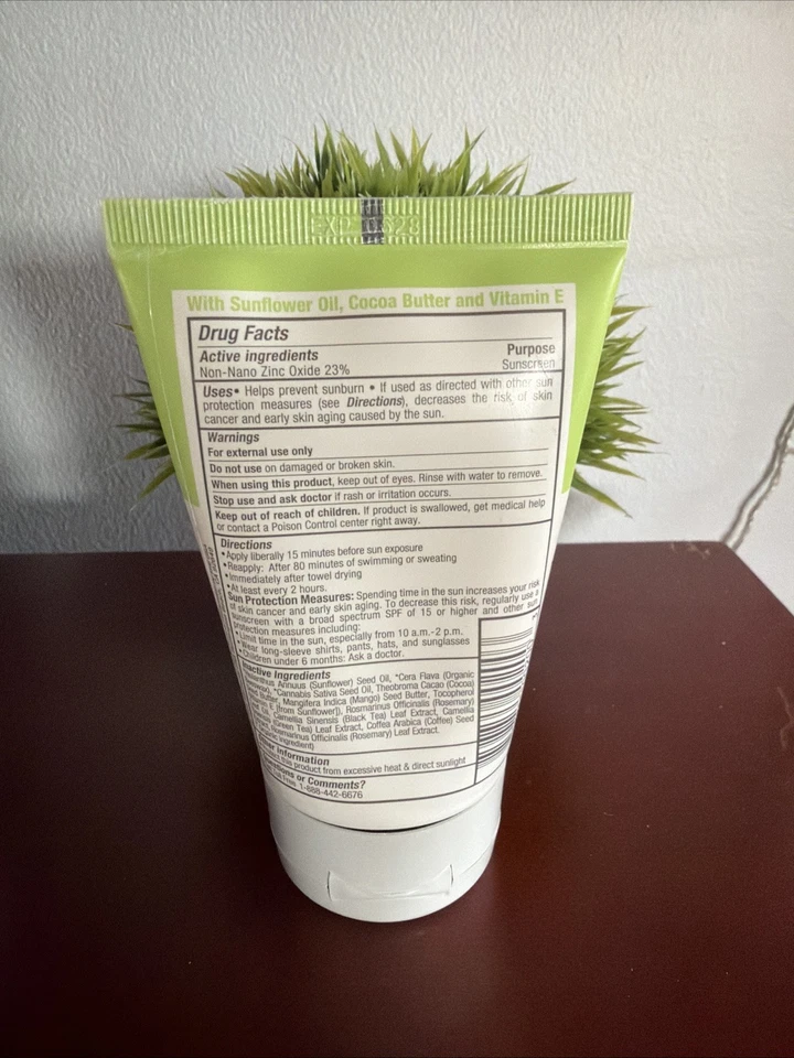 Raw Elements - Protector solar facial + corporal FPS 30 - 3 OZ - Resistente al agua Foto 2 de 4