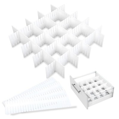 20 verstellbare Schubladenteiler, Schubladeneinteiler, SchubladenOrganizer, f...