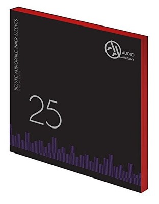 AUDIO ANATOMY - 25 RED LP - 12 INCH INNER SLEEVES AUDIOPHILE DELUXE PO - K600z