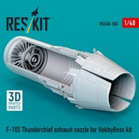 F-105 Thunderchief Exhaust Nozzle (Hobbyb) / 1:48