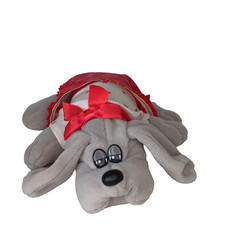 Tonka Pound Puppies Newborn 1985 Plush Stuffed Animal Heart Valentines Outfit 8"