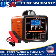 Heavy Duty Car Battery Charger 12V/24V Smart Automatic Intelligent Pulse Repair/