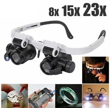 8X 15X 23X Adjustable Magnifying Glasses Object Repair