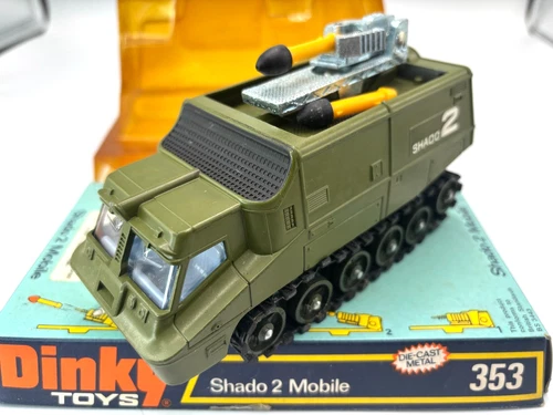 Vintage Dinky Toys # 353 Shado 2 Mobile Mint Old Stock Condition with Box