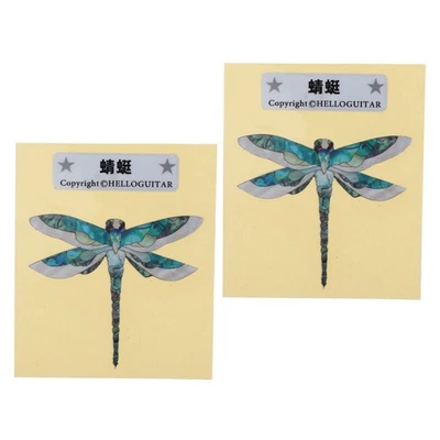 2 Pcs Stickers Pour Guitare Électrique Autocollants Basse De Acoustique - Photo 1/4