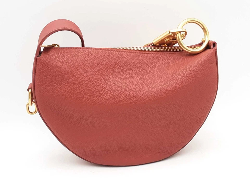 Burberry Red Calf Leather Knight Arc Bag Sd0825wzxsa