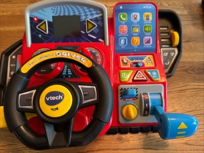 V Tech Race & Discover Driver Interactive Toy,20 Games, Car Noises, Color screen