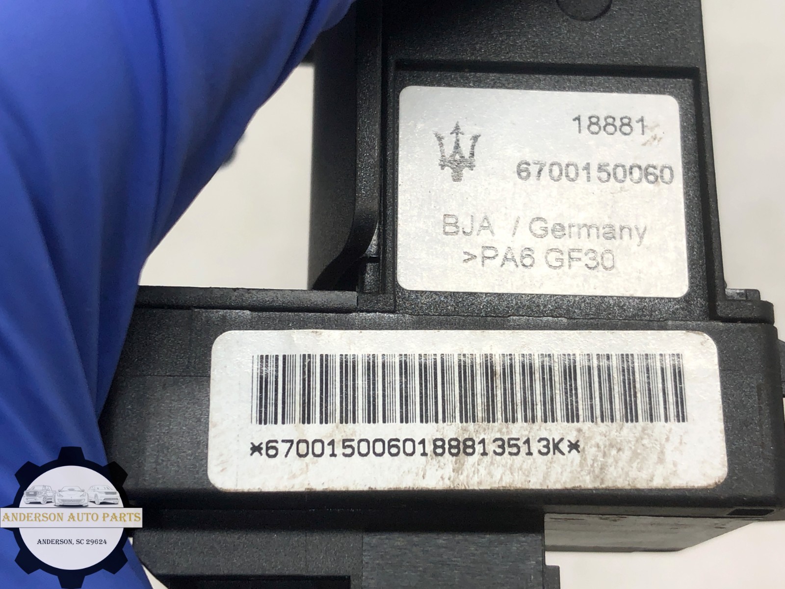 2014-2017 MASERATI QUATTROPORTE PARKING BRAKE CONTROL SWITCH OEM