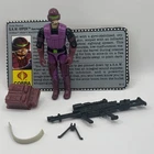 GI Joe 1990 SAW Viper v1 100% Complete Vintage ARAH Action Figure With File Card