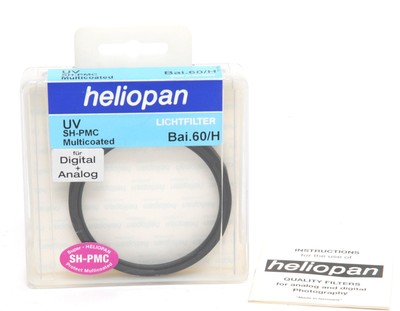 Heliopan UV SH-PMC Multicoated Filter Bai.60/H for Digital and Analog Mint Cond