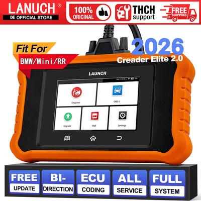 LAUNCH X431 Creader Elite V2.0 OBD2 KFZ Diagnosegerät Auslesegerät Für BMW/MINI