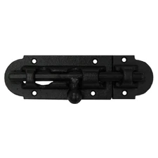 Rustic Large Metal Sliding Door Lock Security Bolt Barrel Latch Gate Hardware