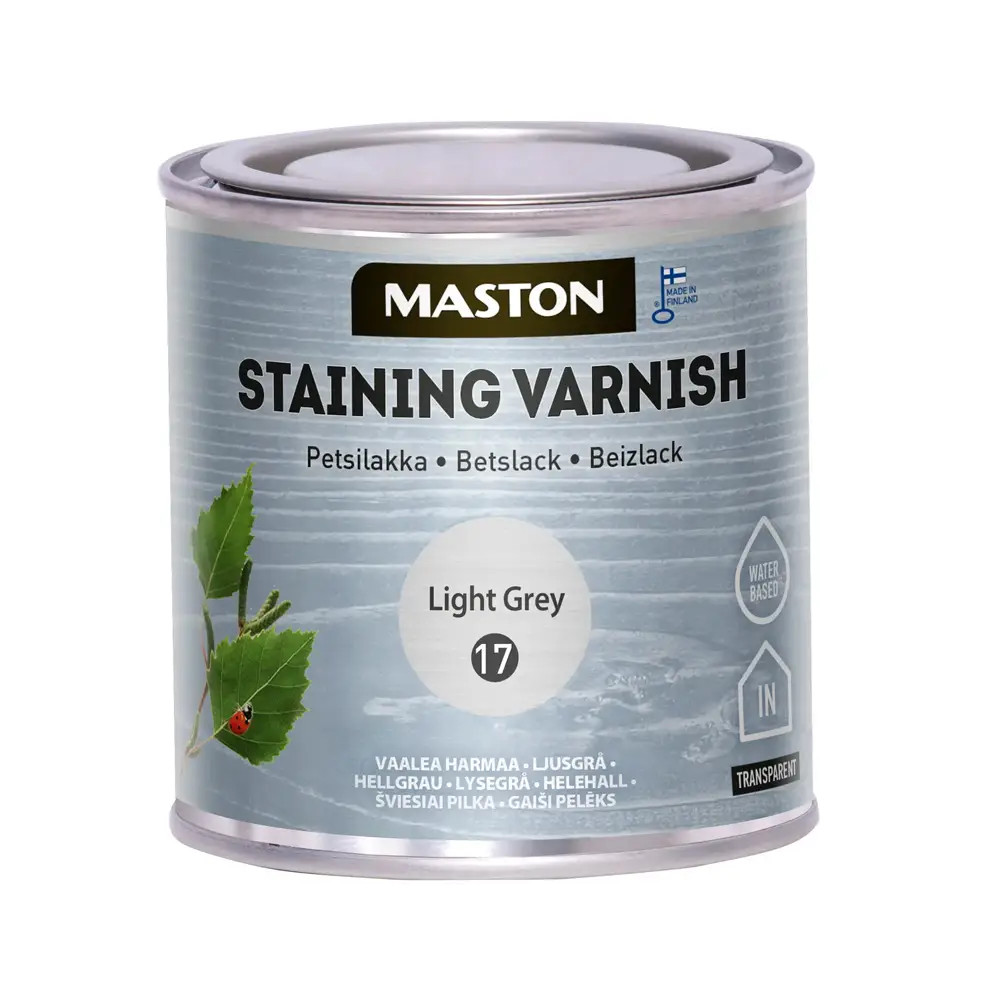 Maston Staining Varnish 250ml 17 Light Grey