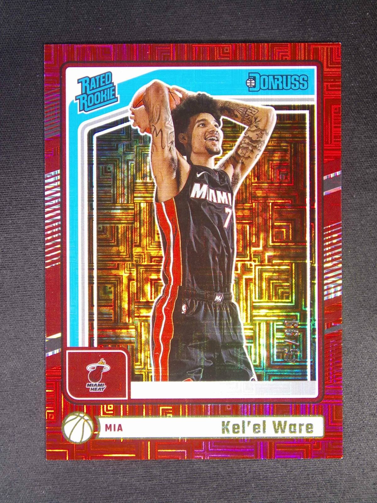2024-25 Panini Donruss Kel'el Ware #221 RC Rated Rookie Choice Red /99