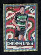 Marketplace image: 2024-25 Merlin UEFA Club Competitions Superfractor 1/1 Joao Simoes Rookie RC va3