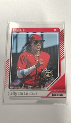 Elly De La Cruz 2024 Panini Donruss 18 Cincinnati Reds Rookie Card RC