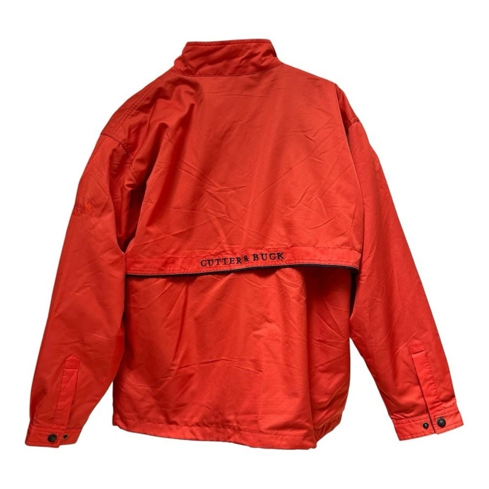 Jaqueta corta-vento feminina Cutter & Buck laranja Alabama Power zíper completo G - Imagem 2 de 4